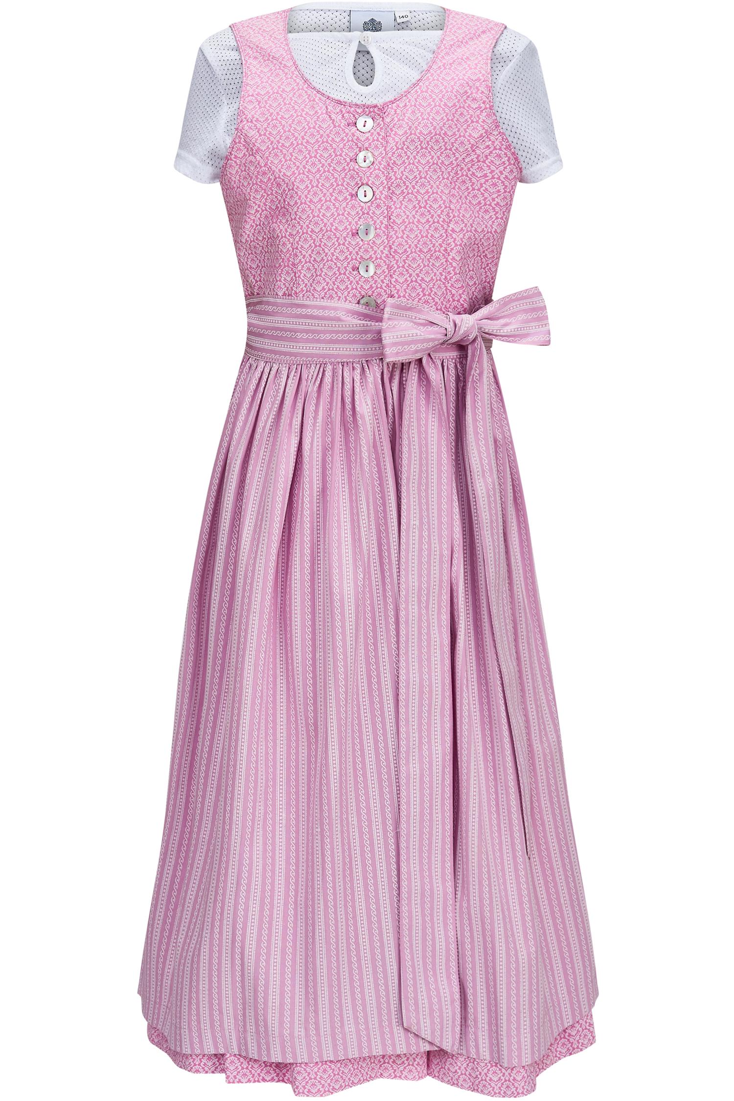 Kinderdirndl Wallersee von Hammerschmid in Pink Kinderdirndl Wallersee von Hammerschmidt in Pink